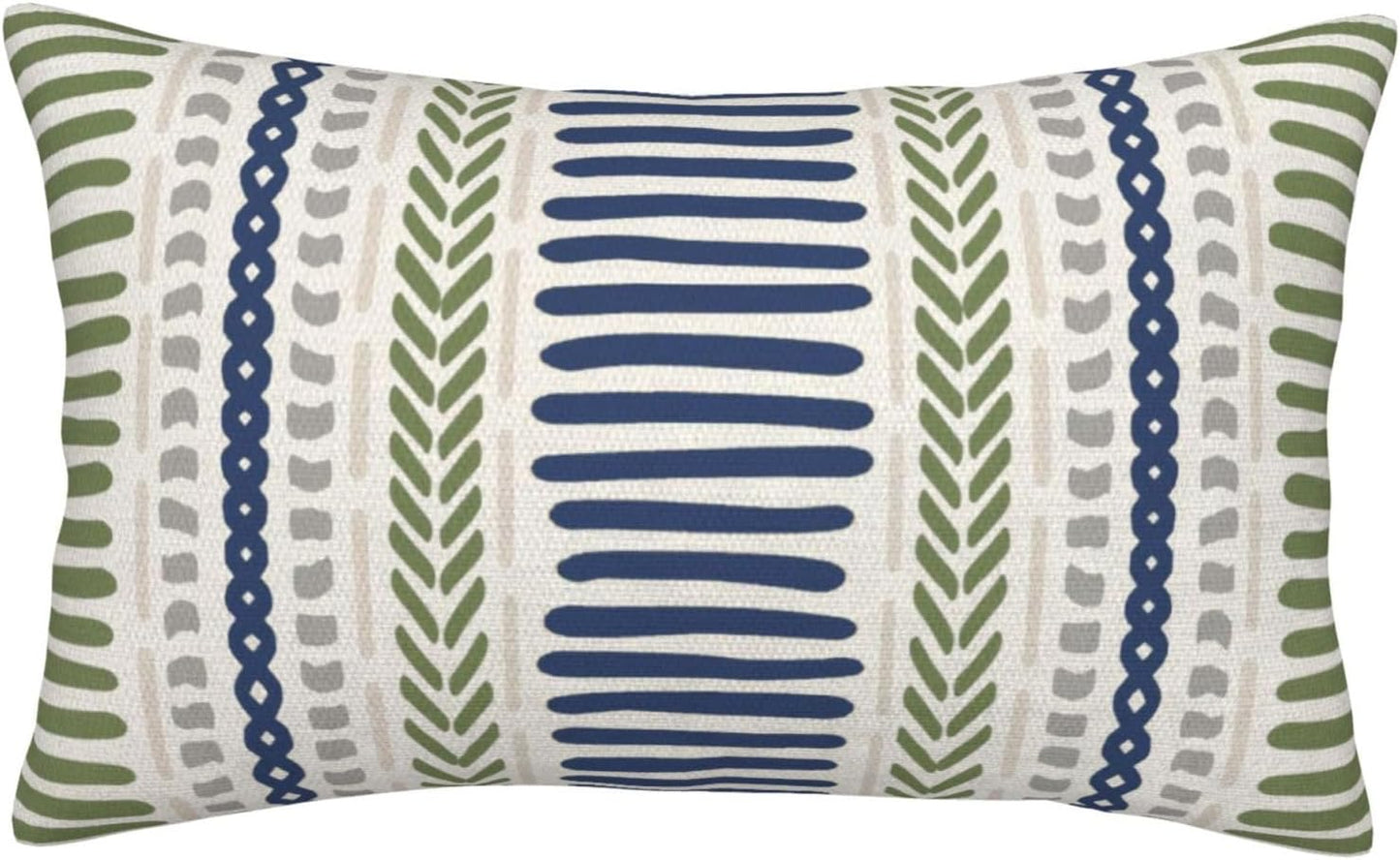 Pink Sage Green Pillow Covers 18x18 Inch 2 Pcs Boho Preppy Polka Dots Striped Decor Throw Pillows Modern Geometric Outdoor Farmhouse Decoration Pillowcase Linen Cushion Cover for Couch Sofa