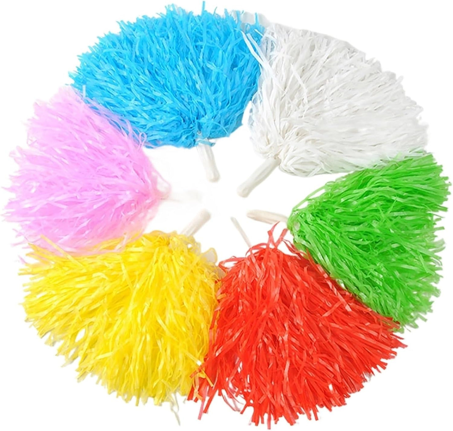 Shining Cheer Pom Poms 4PCS Cheerleading Cheering Flower Ball Game Pompoms for Dance Sports Match Supplies and Concert Decorator Pompoms