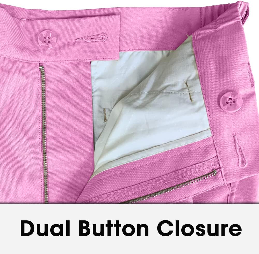Golf Knickers Pink Microfiber (Plus Fours) for Men