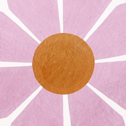 USTIDE Pink Flower Shaped Rug 47x47 Inch, Cute Round Area Rug for Bedroom Living Room Fluffy Circular Carpet Washable Floor Mat for Kids Room Nursery Room Playroom