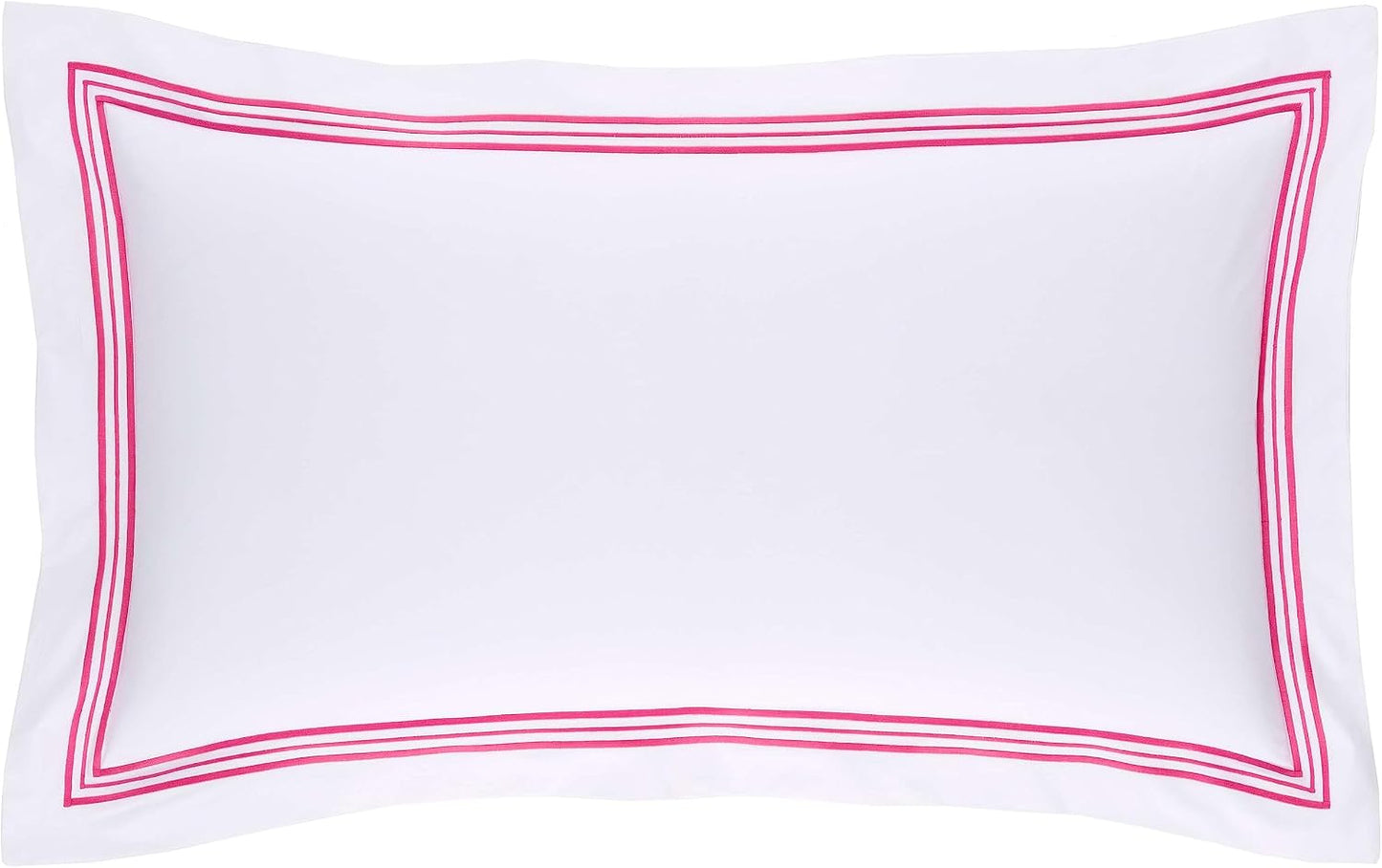 Pine Cone Hill Trio Fuchsia Duvet Sham, Standard Size, Pink Stripe Pattern