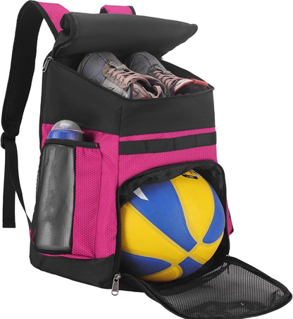 Hsmihair Basketball Backpack Large Sports Bag for Men&Youth,Gym Bag with Separate Ball & Shoes Compartment,Travel Bag for Basketball,Soccer,Volleyball