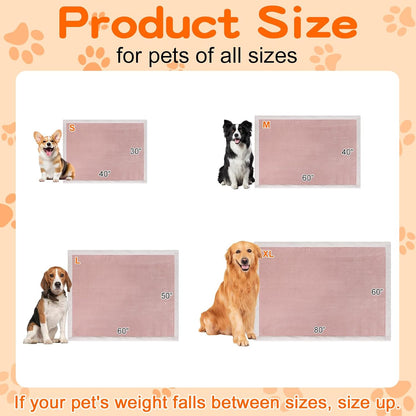 Smiry Waterproof Blanket Throw for Large Dogs, Soft Reversible Dog Blanket for Sofa Couch Bed, Washable Leakproof Sherpa Fleece Furniture Couch Protector(40"x60", Pink/White)