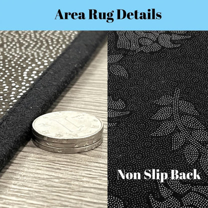 Abstract 5x7 Area Rug Modern Line Art Living Room Rug | Pink Stripes Rugs for Bedroom, Boho Swirl Lines Carpet Indoor Floor Mat