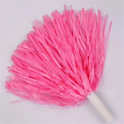 Shining Cheer Pom Poms 4PC Cheerleading Cheering Flower Ball Game Pompoms for Dance Sports Match Supplies and Concert Decorator