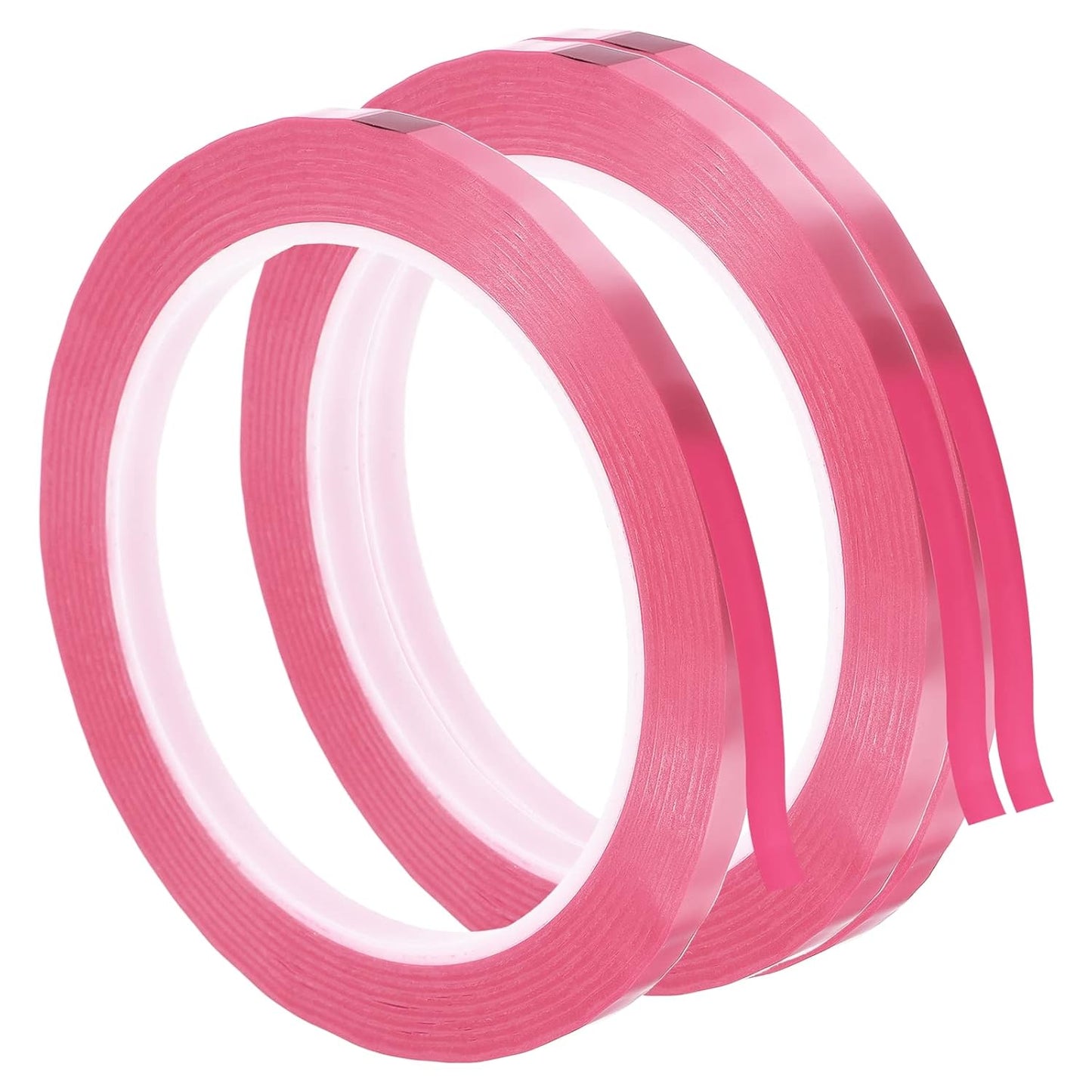 PATIKIL 1/4" Whiteboard Tape, 3 Pack Thin Dry Erase Tape for Graphic Chart Marking DIY Art, Pink