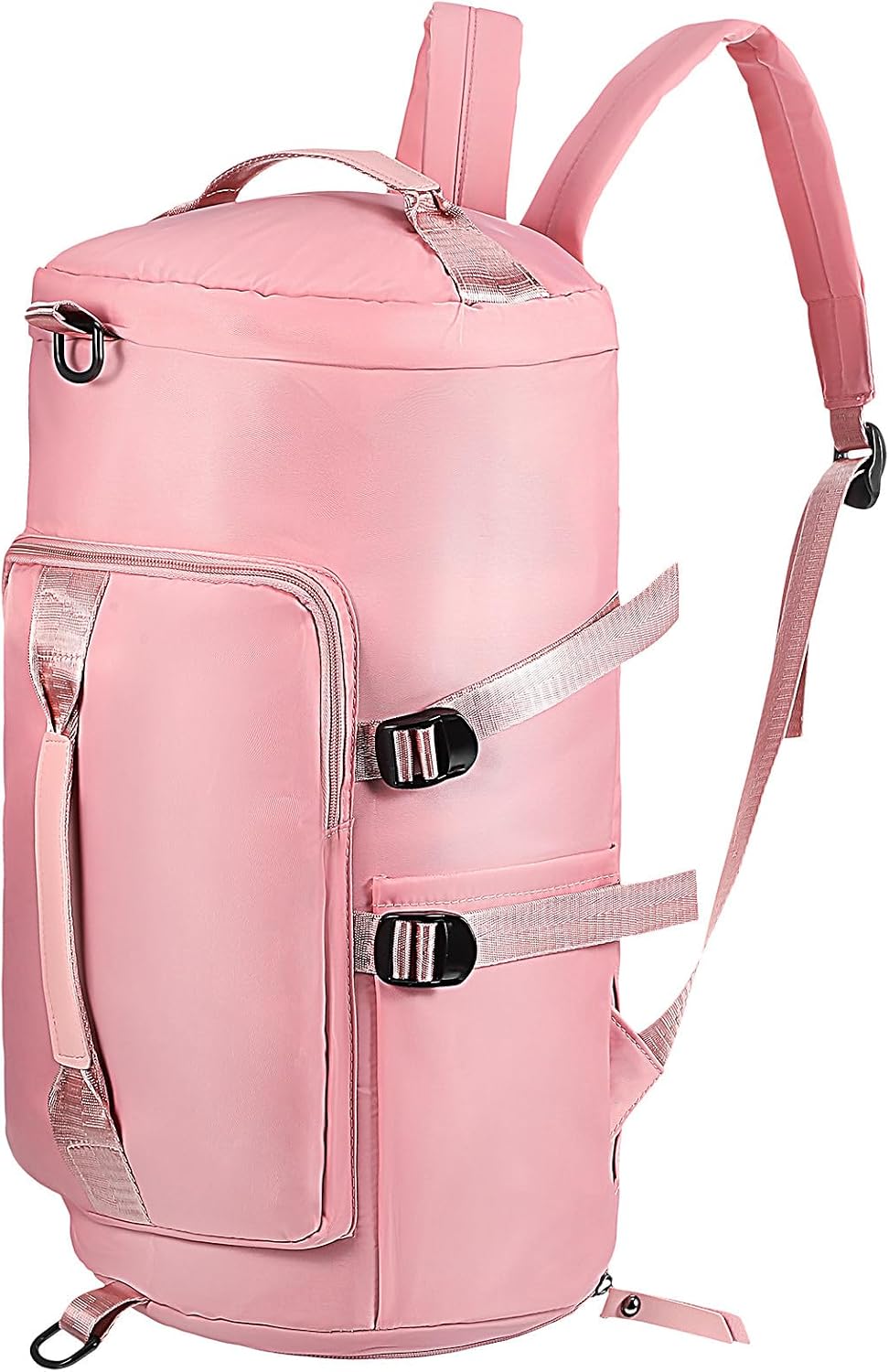 Toddmomy Sports Backpack for Women Gym Bag Workout Backpack Travel Hiking Daypack Multipurpose Pink Lightweight Sturdy Outdoor Recreation
