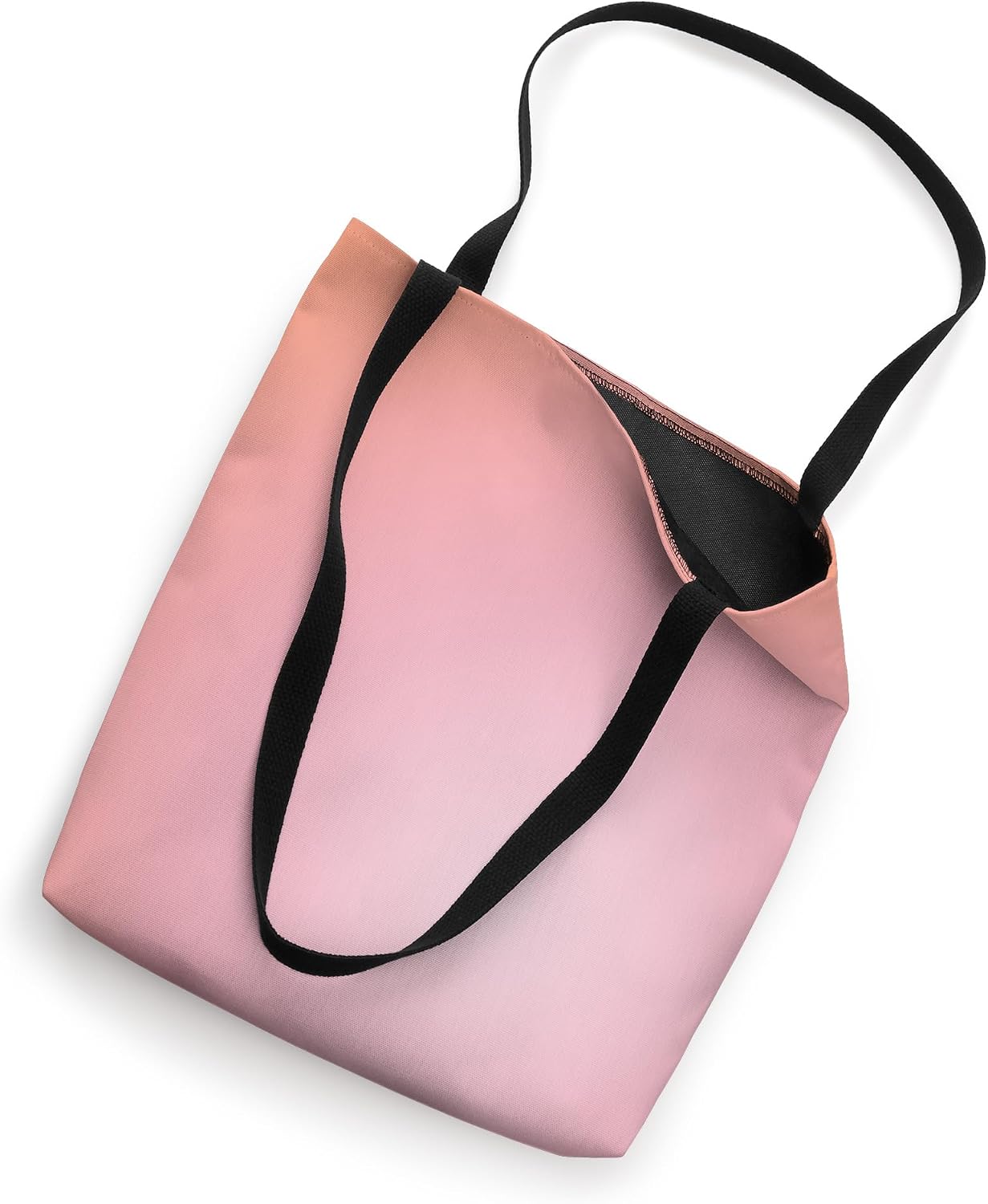Pink Peach Aura Gradient Cute Summer Y2K Ombre Aesthetic Tote Bag