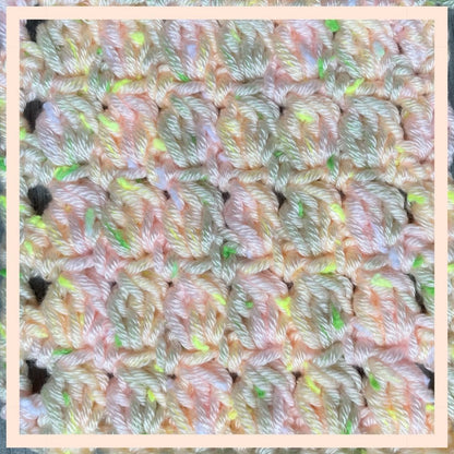Tweed Twinkles Soft Baby Yarn for Crocheting, 8-Pack (696Yds / 400G), Free Patterns - Acrylic Baby Blanket Knitting Yarn with Flecks - Size 3 DK Light Worsted Weight - Pale Peach