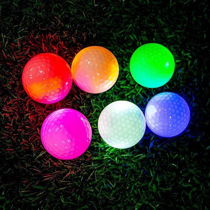 3Pcs Glow in The Dark Golf Balls, Super Bright LED Golf Ball, Night Golf Practice Balls, Lights up for 5-8 Ms per Hit, for Night Golf Lover's Gifts