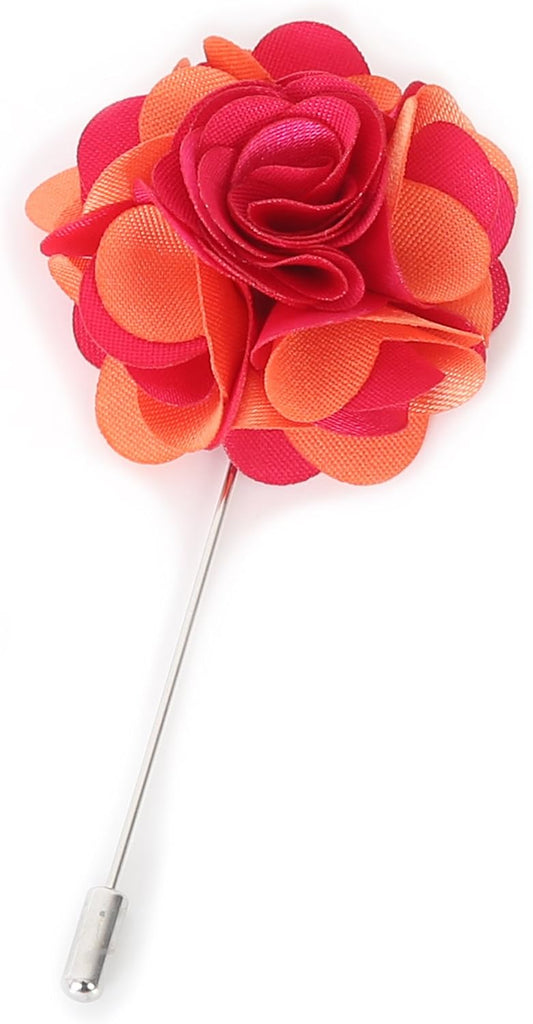 Flairs New York Gentleman's Essentials Premium Handmade Flower Lapel Pin Boutonniere