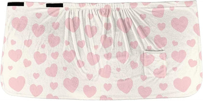 Bath Shower Wrap for Women- with Adjustable Closure & Pockets Body Towel Wraps Absorbent Breathable Spa Gym Bath