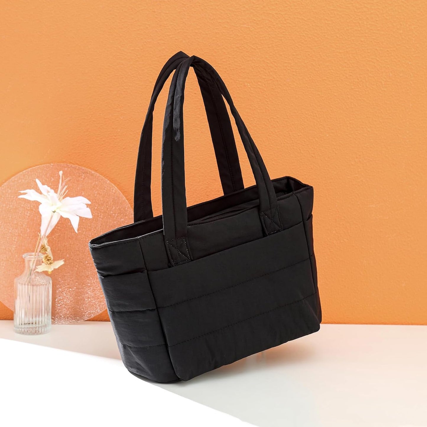 Covelin Lightweight Puffy Tote Bag for Women - Spacious, Versatile, and Practical Everyday Carry-All