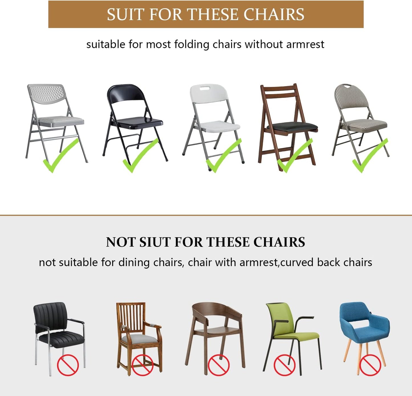 Folding Chair Covers - 20 PCS Light Pink Spandex Slipcovers for Banquet & Wedding Events