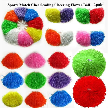 Cheerleader Pompom Cheerleader Pompom 1pair Competition Flower Dance Party Decorator Club Sport Supplies Cheering Ball