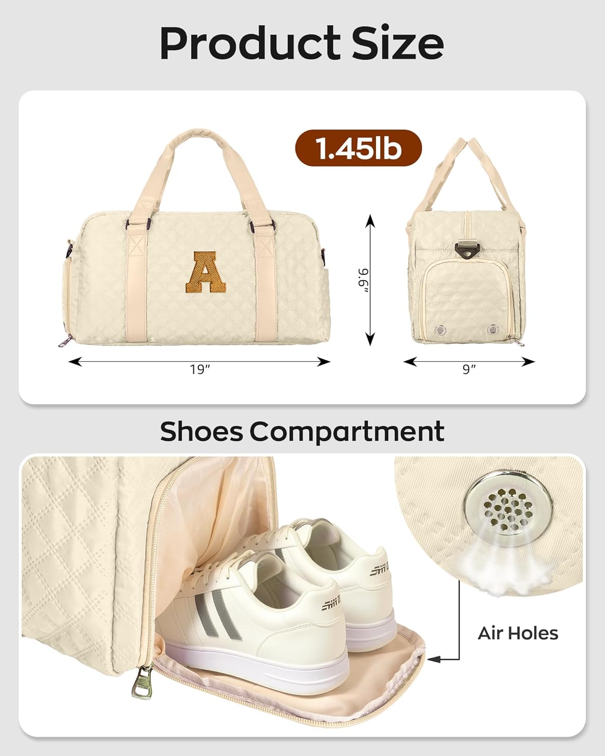 Elilier Women Gifts Trendy Stuff, Duffle Bag Gifts for Women: Overnight bags, Dance Cheer bag Sports for Girl, Gymnastics Bags, Birthday gifts for Kids Teens
