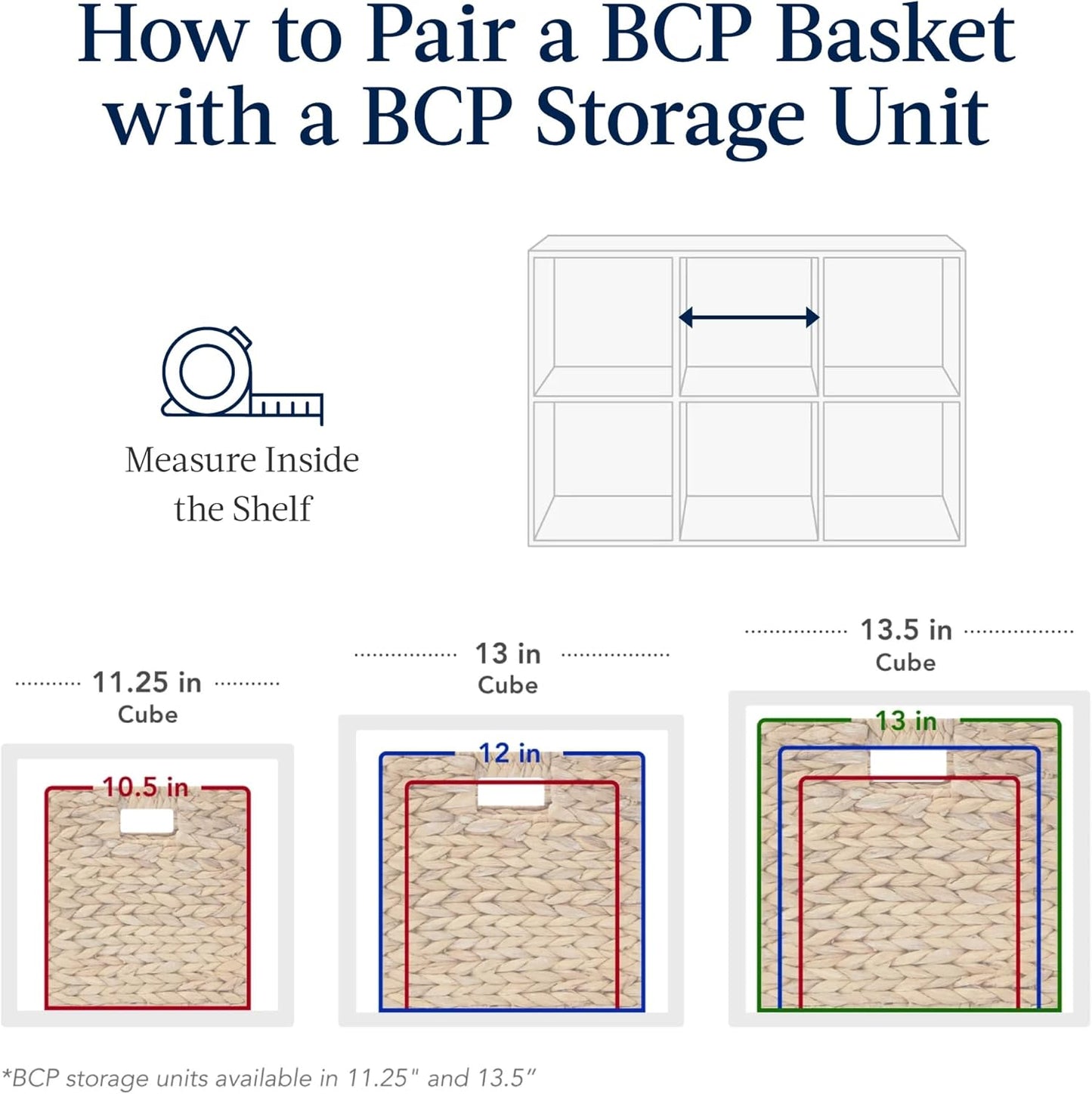 Best Choice Products 10.5x10.5in Pack of 5 Cube Storage Baskets, Water Hyacinth Multipurpose Collapsible Organizers, Handwoven Toy Storage Totes for Kids Room, Nursery & Living Room - Pink