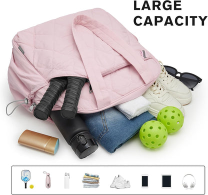 G4Free Pickleball Bag, Pickleball Backpack for Men and Women, Tote with Shoe Compartment and Waterproof Pocket