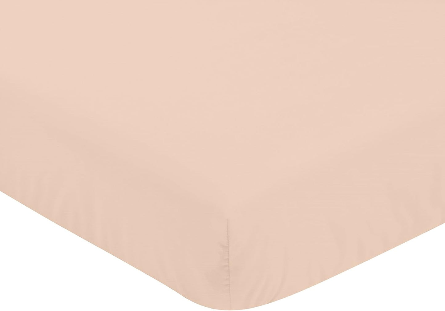 Sweet Jojo Designs Peach Baby or Toddler Fitted Crib Sheet for Watercolor Floral Collection