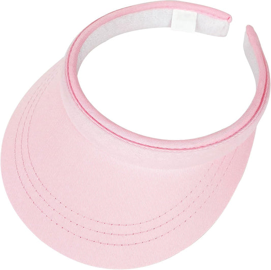 Sun Visor Hats Women Wide Brim Adjustable Clip On Visors Beach Men Hat