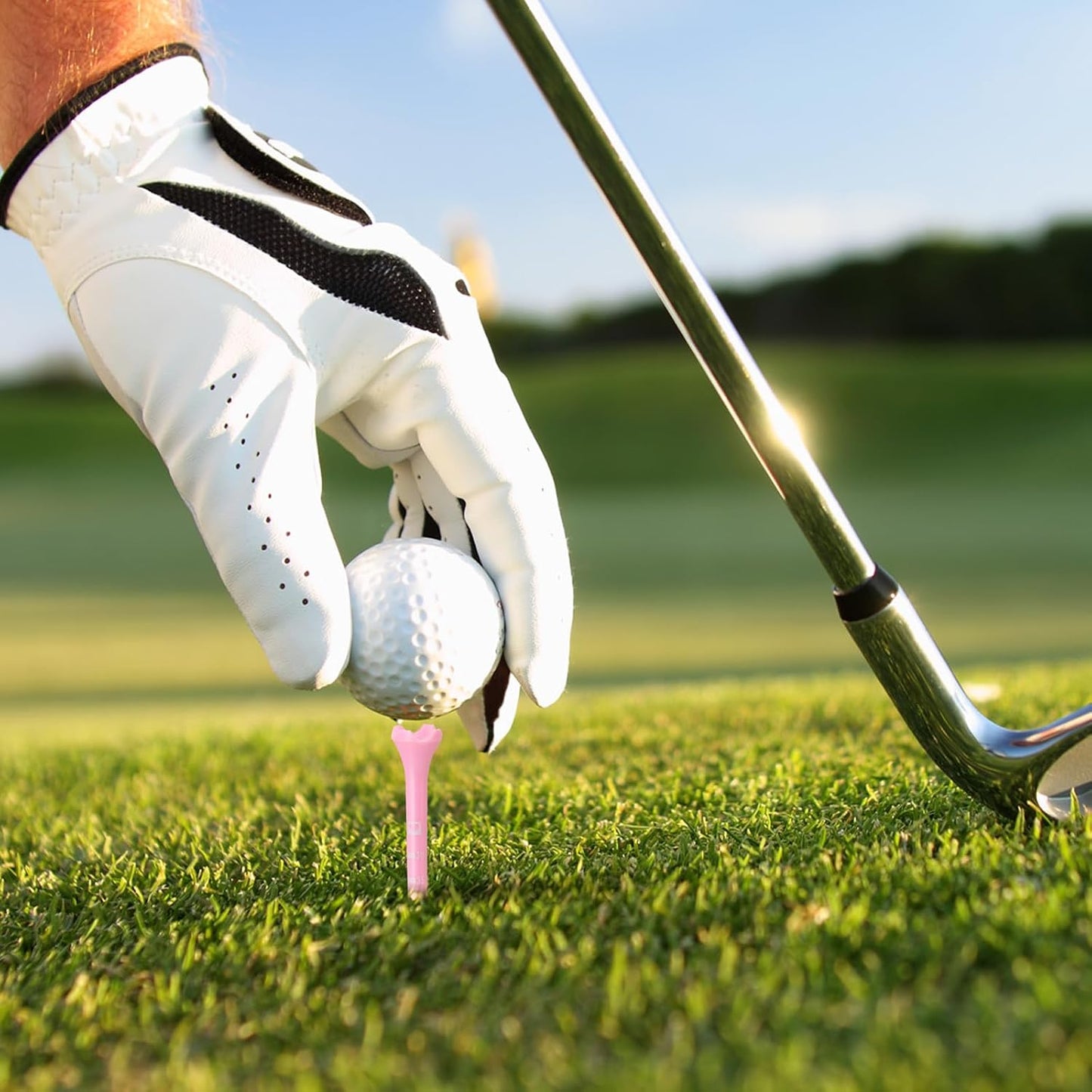 50 Pcs Pink Golf Tees 2-3/4" - Funny Golf Accessories for Women, Durable and Stylish Golf Tees for Fun and Functional Play