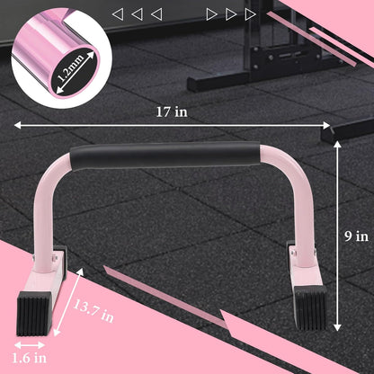 Push Up Bar, 700 LBS Potable Dip Bar with EVA Handle for Home GYM Gymnastics Calisthenics Equipment Apartment Courtyard Balcony Exercise Fitness Upper Body Arm Back Man Woman Kid