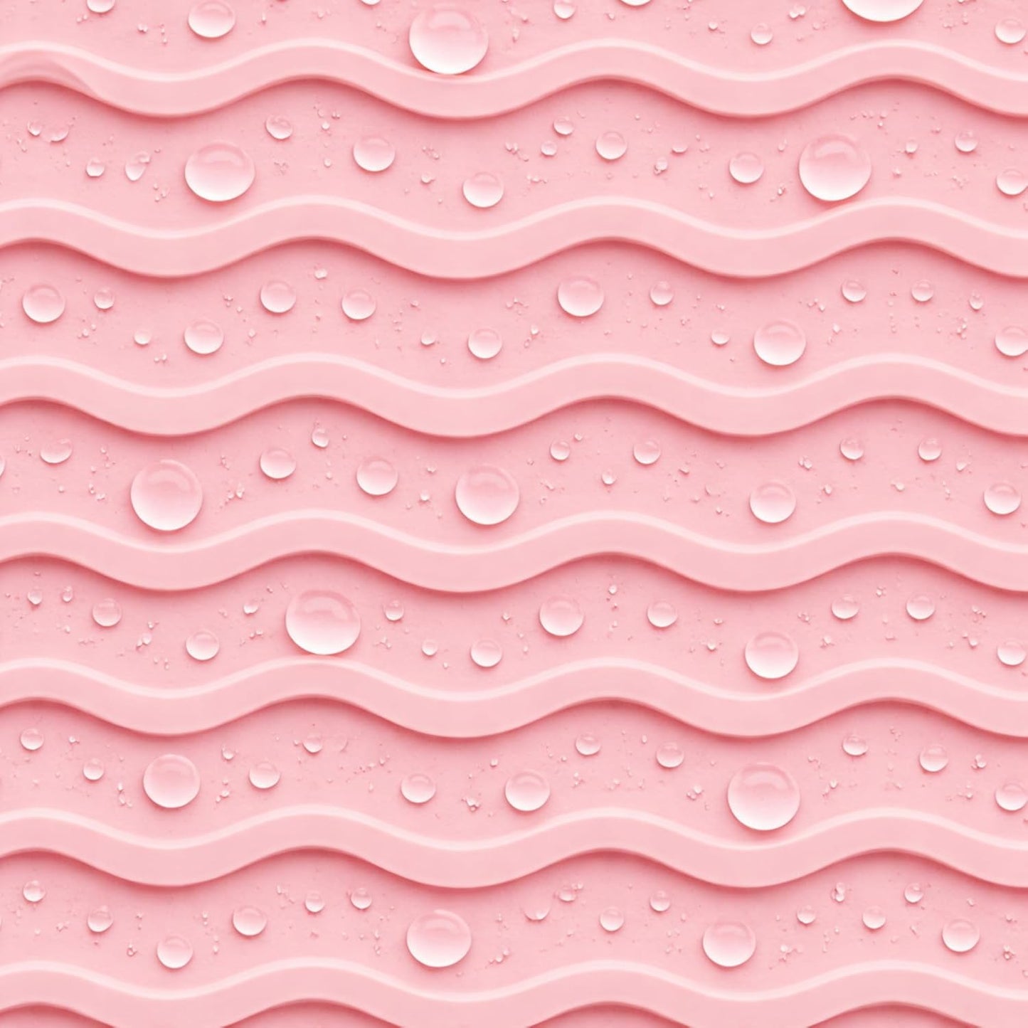 Silicone Drying Mat 16 × 12 – Pink Rose Non-Slip Sink Mat for Kitchen Counter, Heat-Resistant Food-Grade Dish Pad, Easy-Clean Multipurpose Drawer Liner (Pink Rose, 16" x 12")
