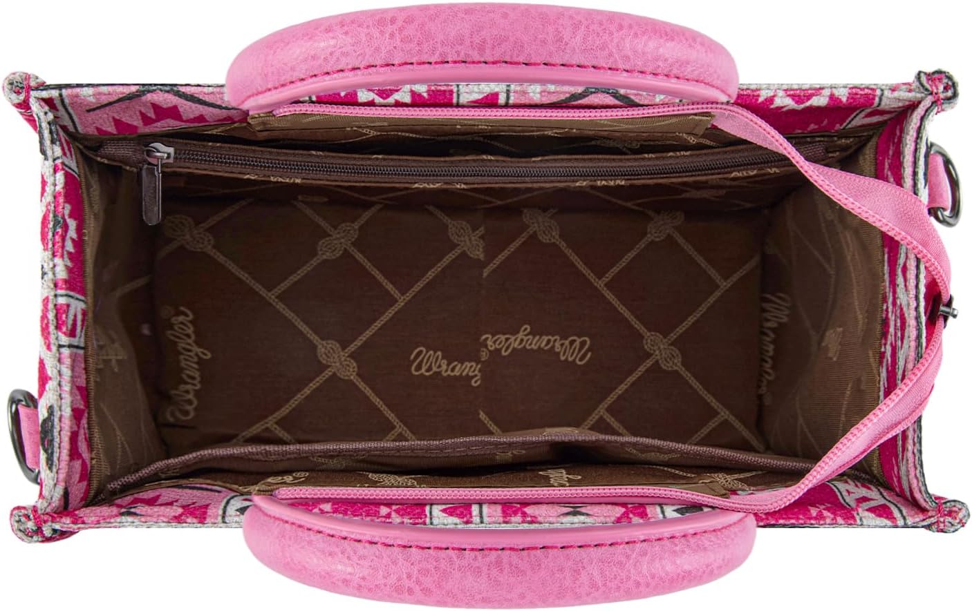 Wrangler Aztec Tote Bag for Women Boho Shoulder Purses and Handbags