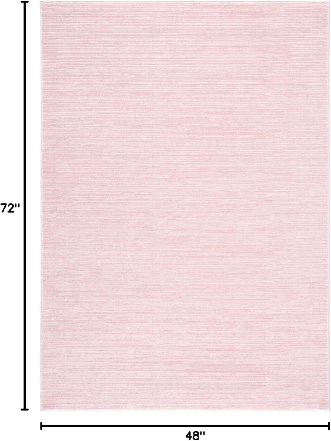 SAFAVIEH Area Rug 4x6 - Vision Collection - Pink, Modern Ombre Design, Non-Shedding & Easy to Clean, Ideal for Living Room, Bedroom, Dining Space (VSN606U)