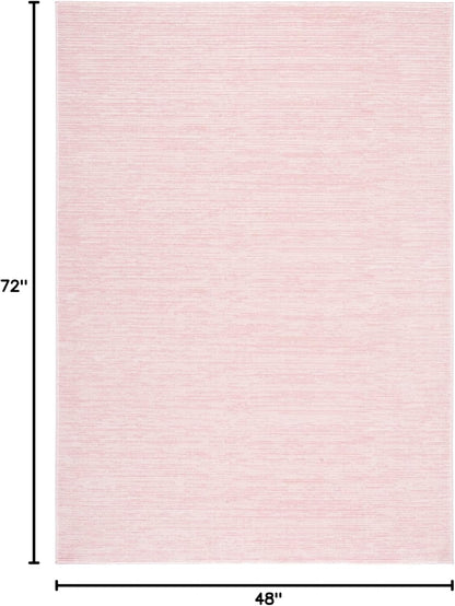 SAFAVIEH Area Rug 4x6 - Vision Collection - Pink, Modern Ombre Design, Non-Shedding & Easy to Clean, Ideal for Living Room, Bedroom, Dining Space (VSN606U)