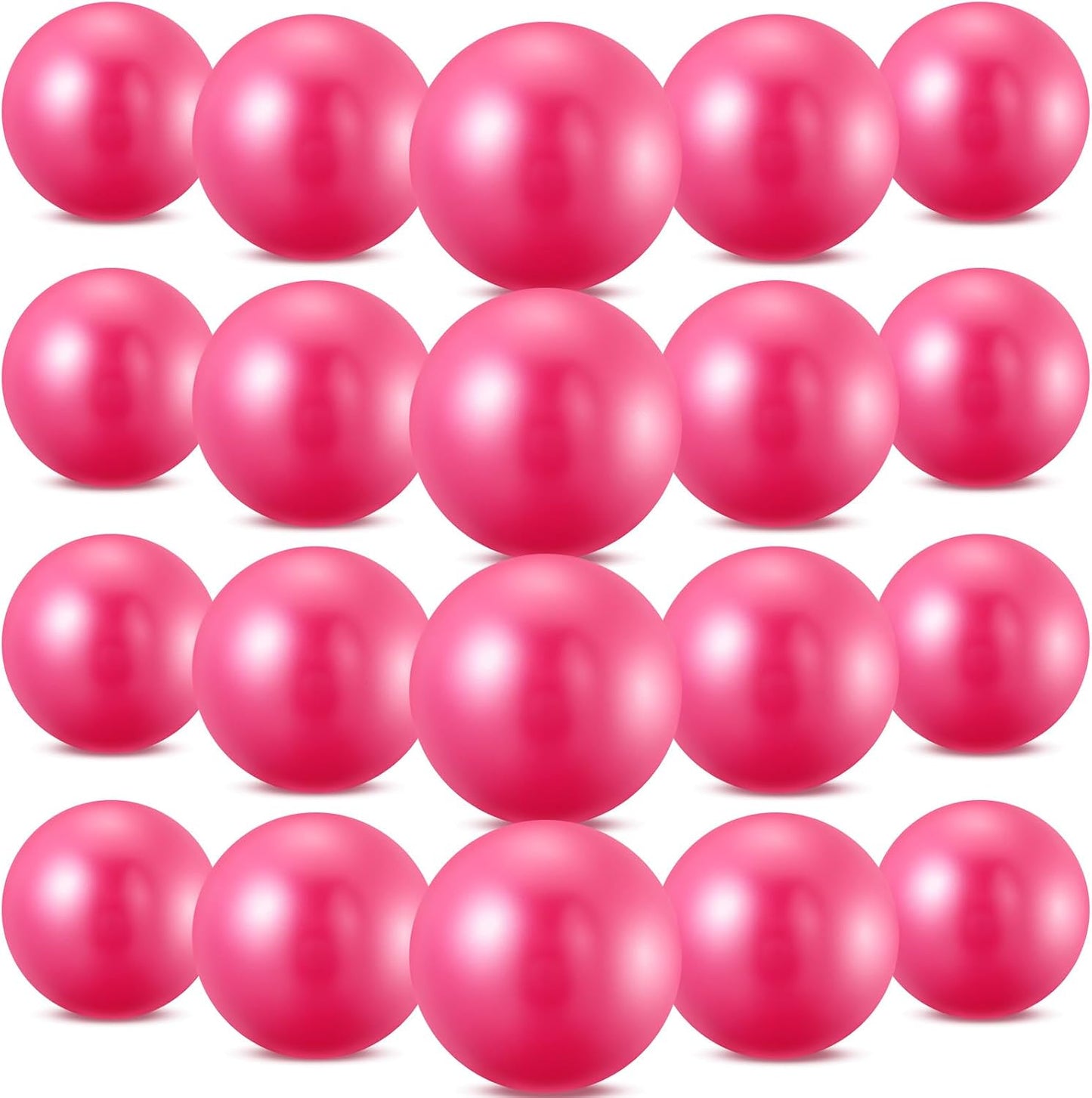 Sotiff 20 Pcs 9 Inch Pilates Ball Bulk Exercise Pilates Ball Mini Yoga Balls Therapy Core for Stability Barre Training Stretching Physical Posture Training Gym Workout with Inflation Tube