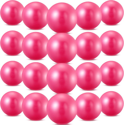 Sotiff 20 Pcs 9 Inch Pilates Ball Bulk Exercise Pilates Ball Mini Yoga Balls Therapy Core for Stability Barre Training Stretching Physical Posture Training Gym Workout with Inflation Tube
