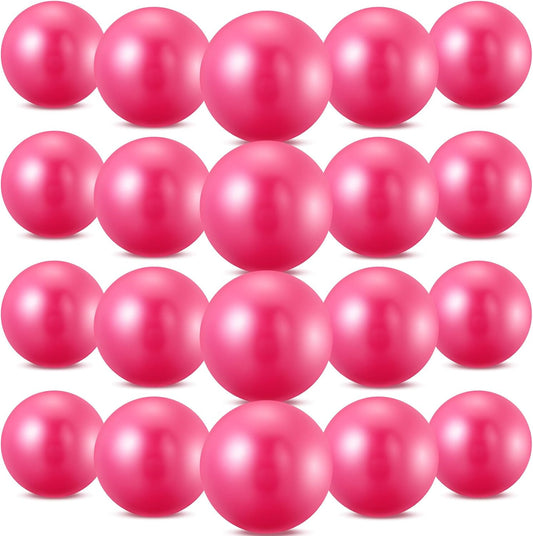 Sotiff 20 Pcs 9 Inch Pilates Ball Bulk Exercise Pilates Ball Mini Yoga Balls Therapy Core for Stability Barre Training Stretching Physical Posture Training Gym Workout with Inflation Tube