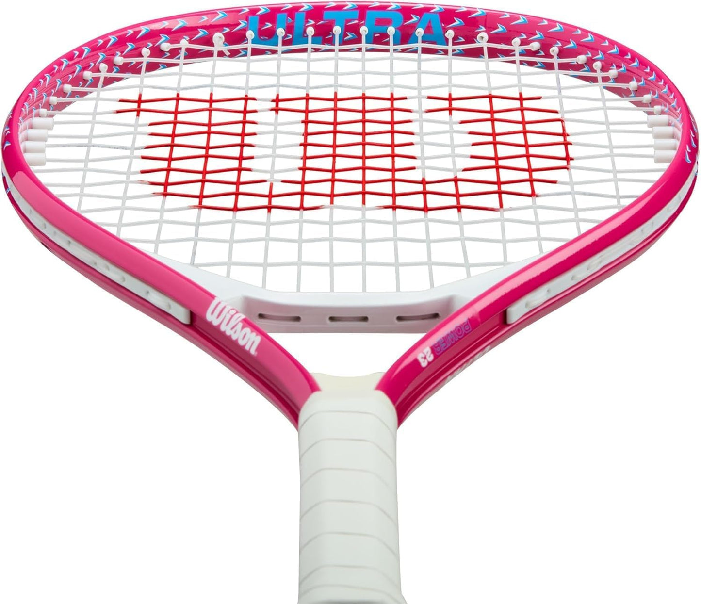 Wilson Ultra Power Jr Tennis Racquet (Pink) Bundled with a Wilson Advantage 2.5 Tennis Bag – Optional Accessories