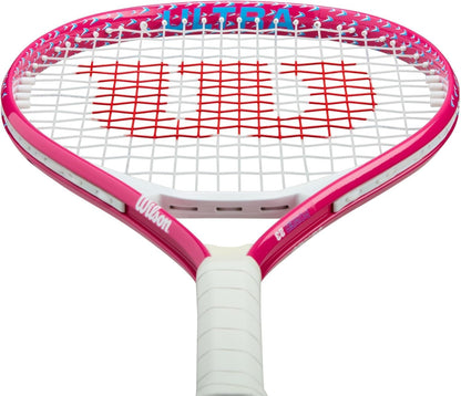 Wilson Ultra Power Jr Tennis Racquet (Pink) Bundled with a Wilson Advantage 2.5 Tennis Bag – Optional Accessories