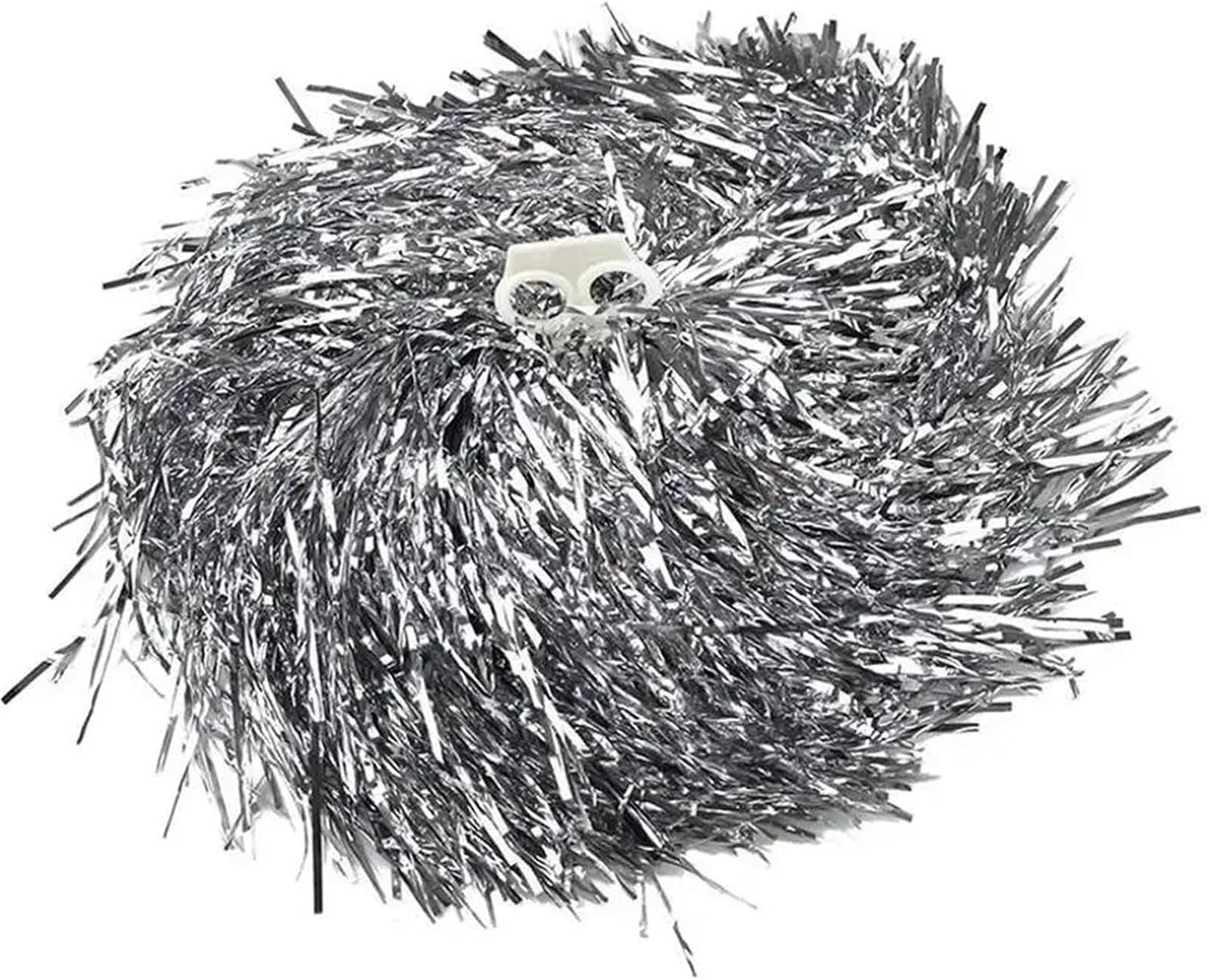Cheerleading Pom Poms 6-Pack Metallic Cheerleading Pom Poms, for Dance Party Team Sports & Decor