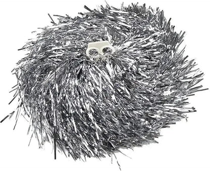 Cheerleading Pom Poms 6-Pack Metallic Cheerleading Pom Poms, for Dance Party Team Sports & Decor