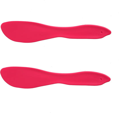 LINDEN SWEDEN Multi Purpose Spreaders Set of 2, Pink - Versatile Butter Knife for Soft Cheese, Peanut Butter, Frosting and More - BPA-Free - Made in Sweden