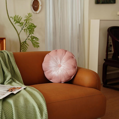 ARTMAGIC Floral Throw Pillow Velvet Flower Shaped Decorative Throw Pillows Cushion Ultra Soft Cute Floor Pillow for Couch Bed Sofa (Light Pink)