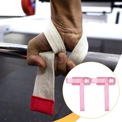 Set of 2 Wrist Straps for Weightlifting, Fitness Equipment with Double D-Rings for Training.