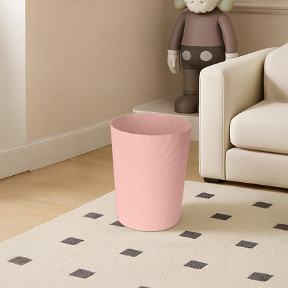 Small Plastic Trash Can - 1.8 Gallon - Pink - Wastebasket Garbage Can Container - Bathrooms, Laundry Room, Kitchens, Offices