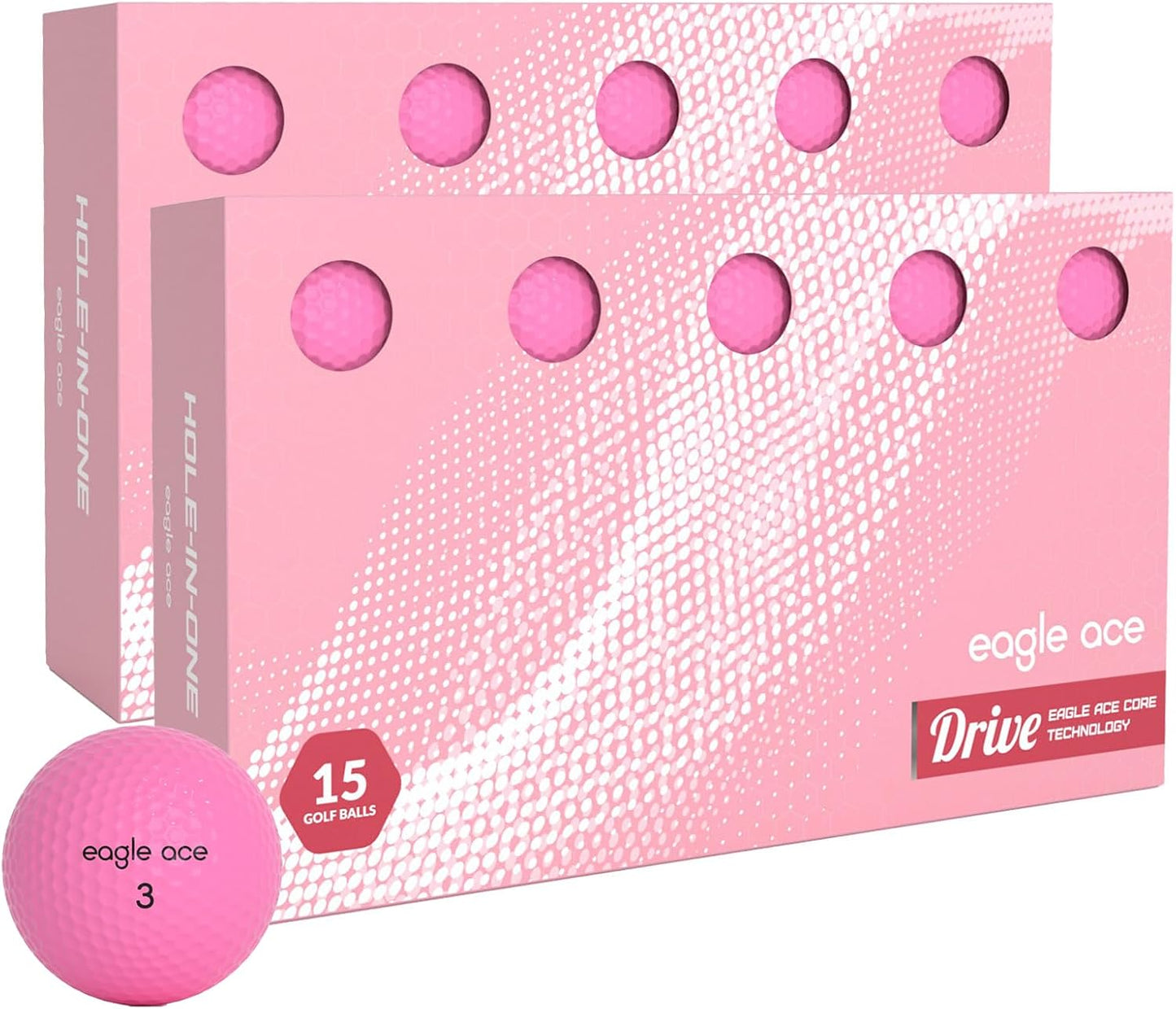 Eagle Ace™️ Drive Golf Balls-2 Layers-Maximum Distance,Optimal Spin Control (2024 Version