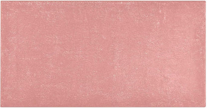 Plain Pink Solid Color Bath Mat, Dry Quickly Non Slip Absorbent Bath Rug, Soft Living Room Bedroom Home Floor Mats, Bath Mats for Bathroom, Tub and Shower 20" x 39"