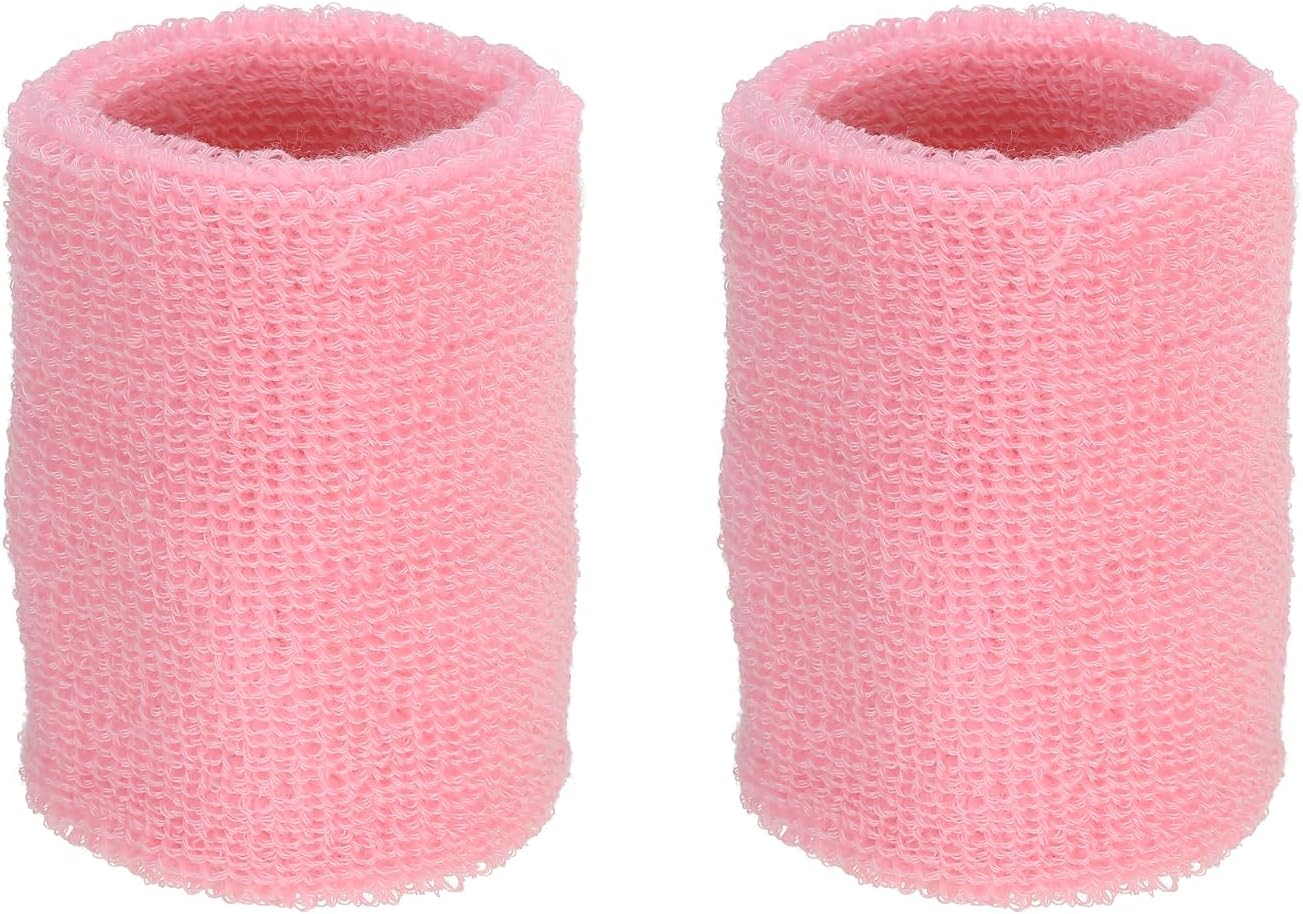 PATIKIL Sports Wristband Athletic Terry Cloth Absorbent Wrist Sweatband for Tennis Basketball Working Out Running