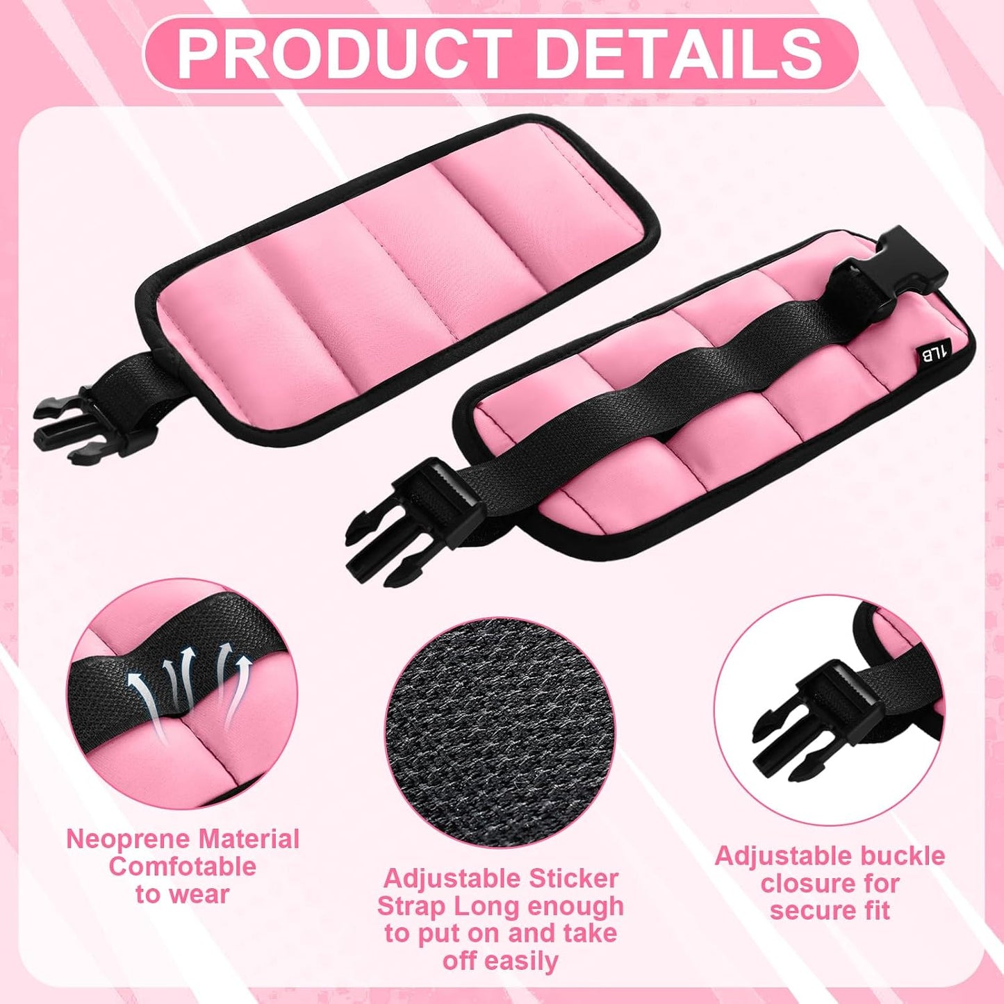 Hollowfly Water Aerobics Set, 4 Piece Pool Exercise Kit (2 Aquatic Dumbbells + 2 Ankle/wrist Weights), EVA Foam, Low-impact Workout