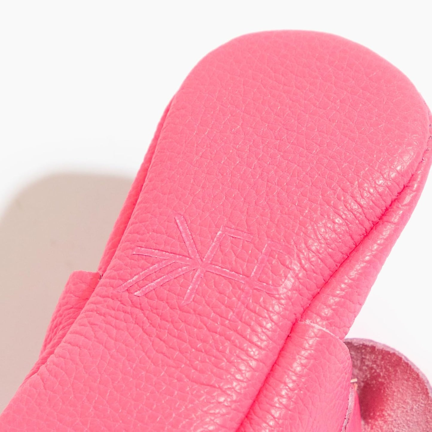 Freshly Picked Leather Knotted Bow Baby Girls Shoes, Soft Sole, 12-18 Months (Dreamhouse Pink Infant)