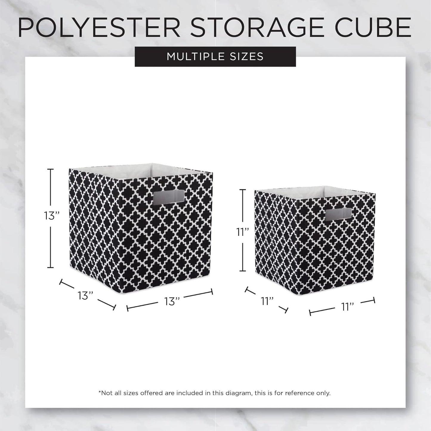DII Non Woven Polyester Storage Bin, Polka Dot, Pink & Gold, Small Set of 2