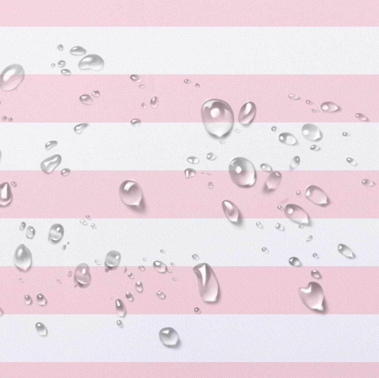 LB Pink Striped Shower Curtain Pink and White Bathroom Decor - Polyester Fabric 72x72 Inch with 12 Hooks, Modern Minimalist Stripe Bathroom Curtain Design for Bathtub/Shower