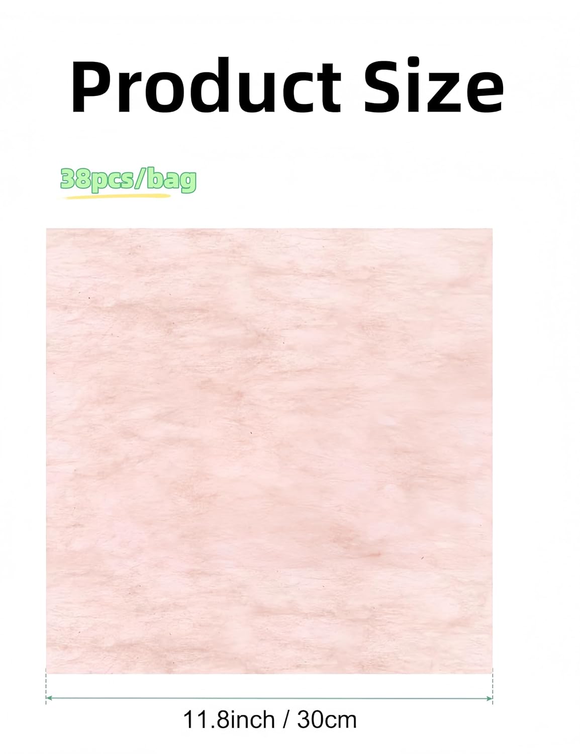 PAVNSO 114 Sheets Durable Tissue Flower Wrapping Paper, Waterproof Cotton Wrapping Paper Non-Woven Lining Paper, Floral Bouquet Wraps for Florist Packaging Arrangement/Florists(Pink)