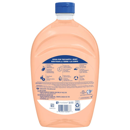 Softsoap Juicy Peach Liquid Hand Soap, Kitchen and Bathroom Hand Soap, Rich Fruity Scent, 50 fl oz Refill Bottle (Pack of 2)